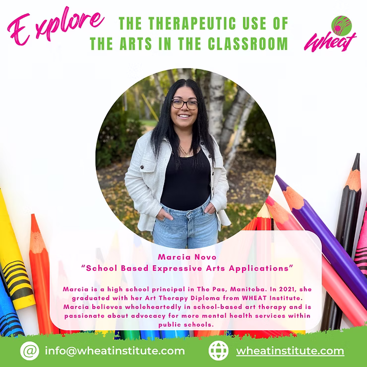 School based expressive arts applications event graphic.