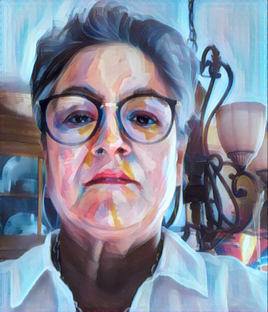 Self portrait of Louise Lamothe